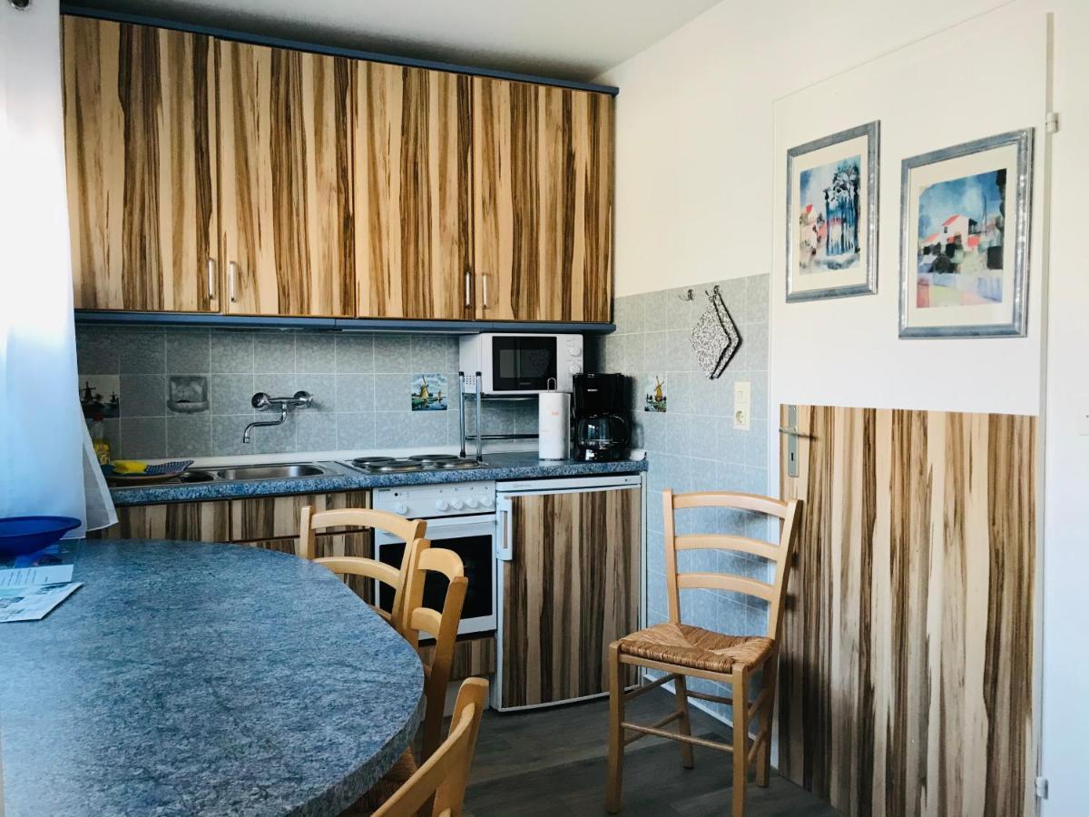 Ferienwohnung Seeblick ボルクム エクステリア 写真