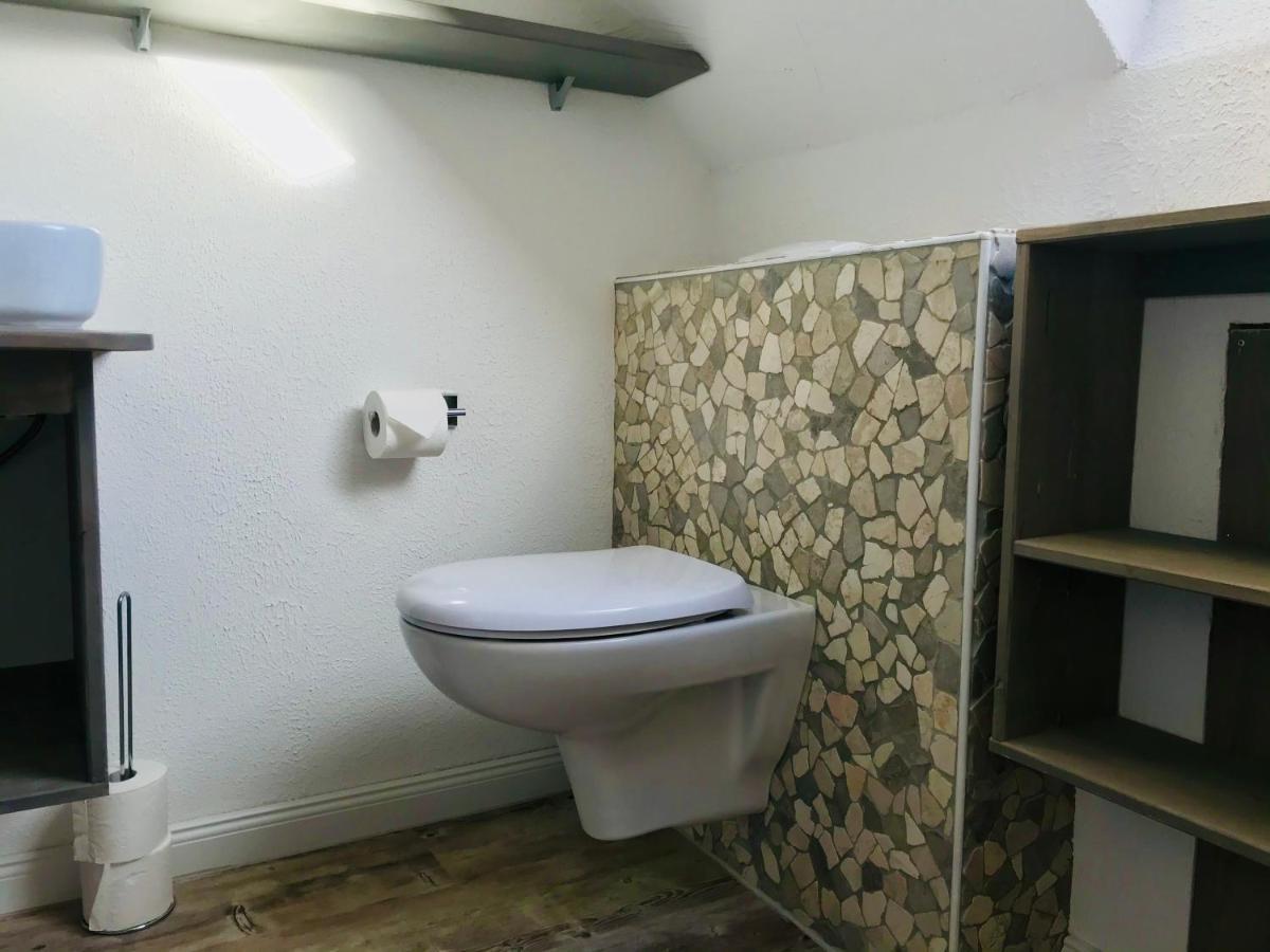 Ferienwohnung Seeblick ボルクム エクステリア 写真