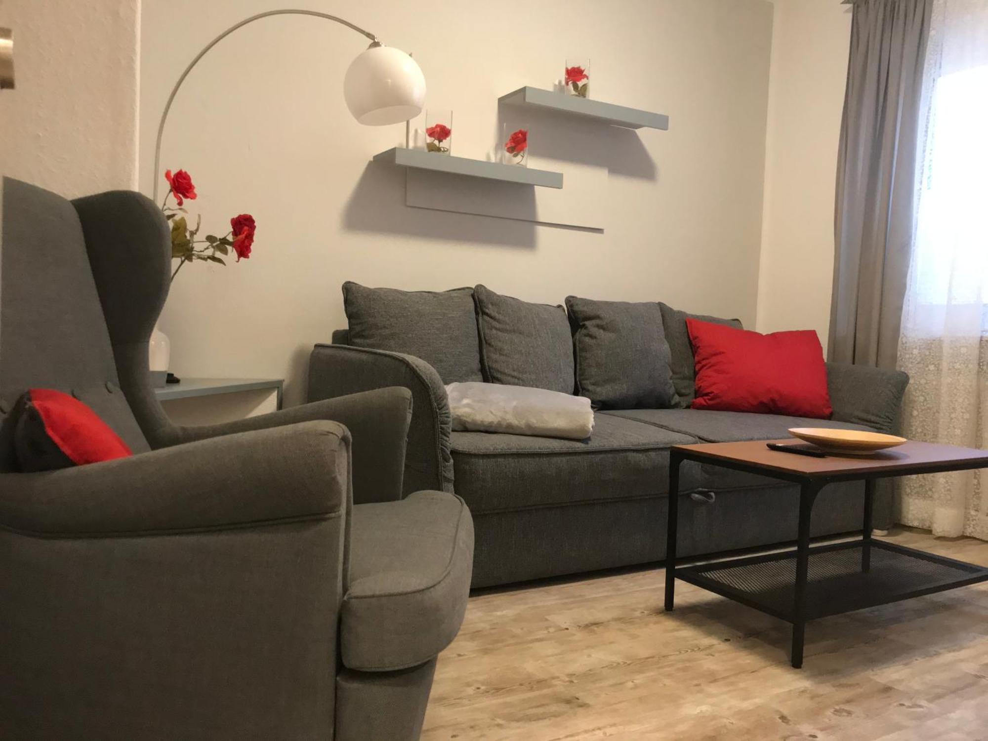 Ferienwohnung Seeblick ボルクム エクステリア 写真