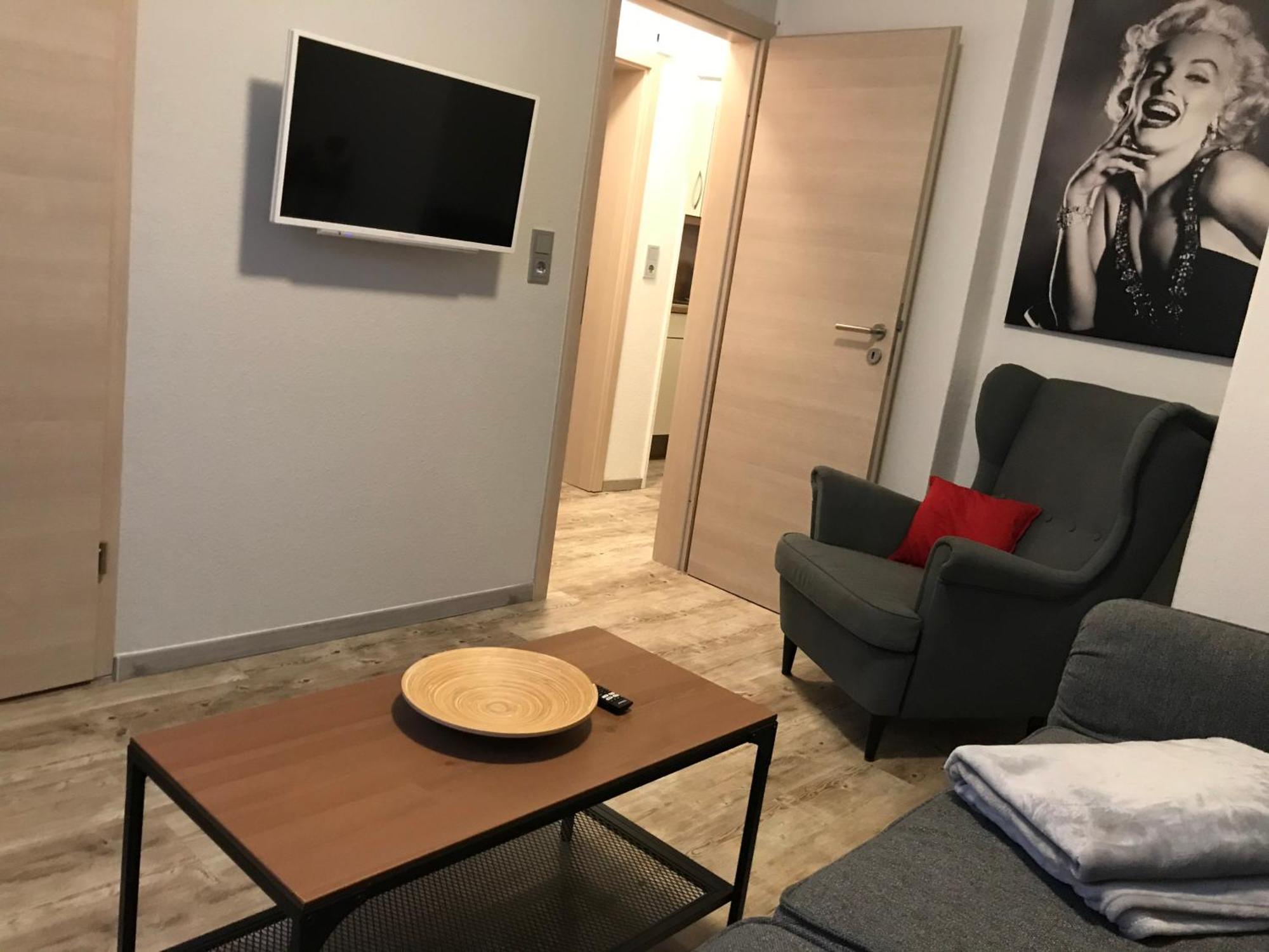 Ferienwohnung Seeblick ボルクム エクステリア 写真
