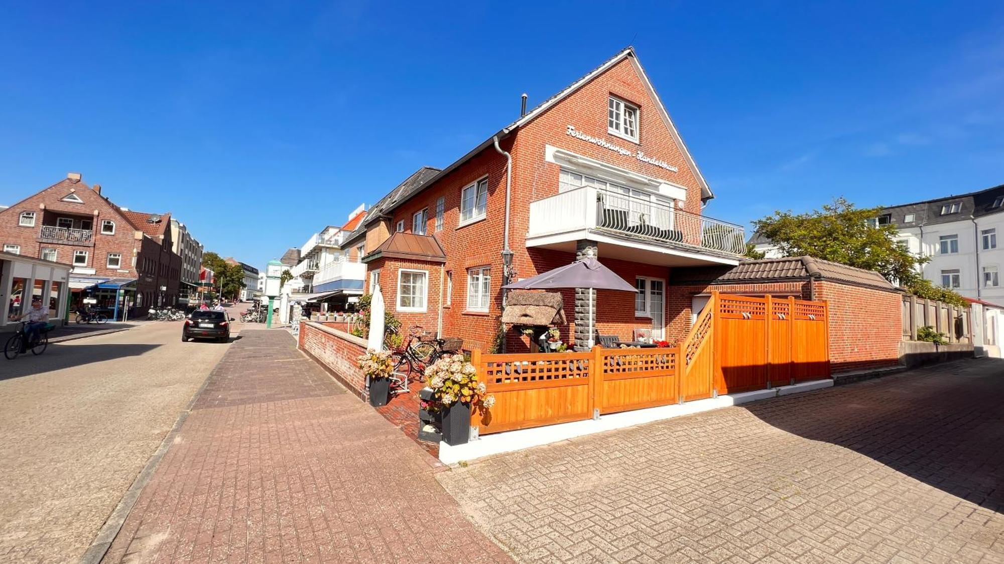 Ferienwohnung Seeblick ボルクム エクステリア 写真